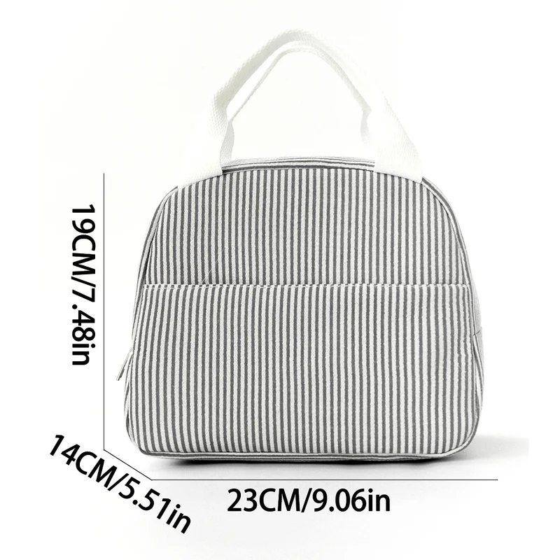 Lunchtasche mit isoliertem Innenraum und robustem Reißverschluss Skanto