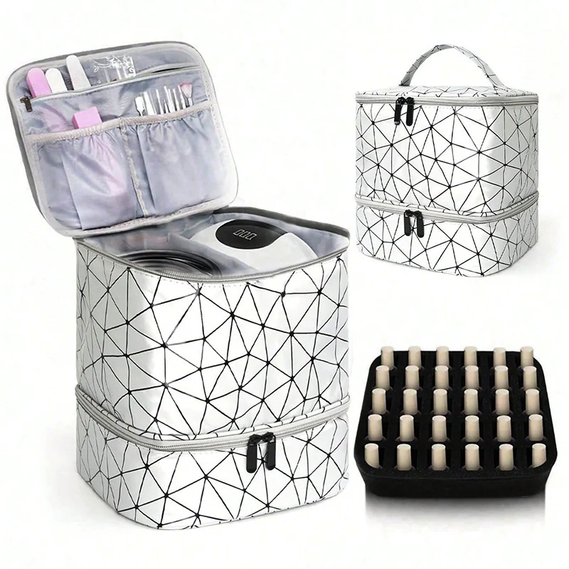 Kosmetiktasche mit zwei Fächern Skanto