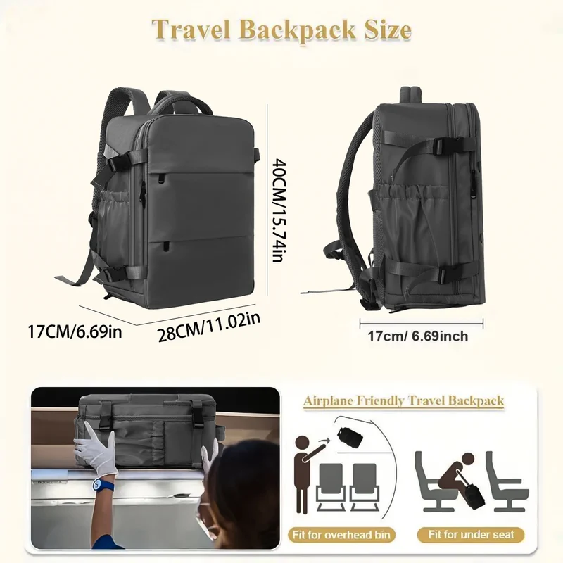 Multifunktionaler Laptop-Rucksack mit flexiblen Fächern Skanto