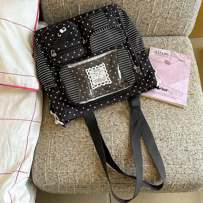 Verspielter Bunny Ohr Schulrucksack Karnz