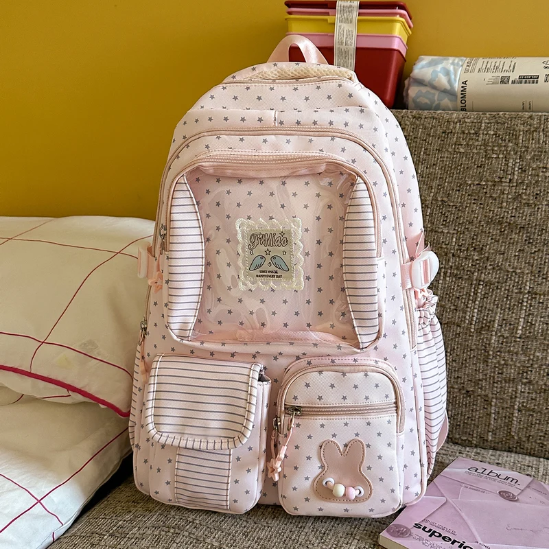Verspielter Bunny Ohr Schulrucksack Karnz