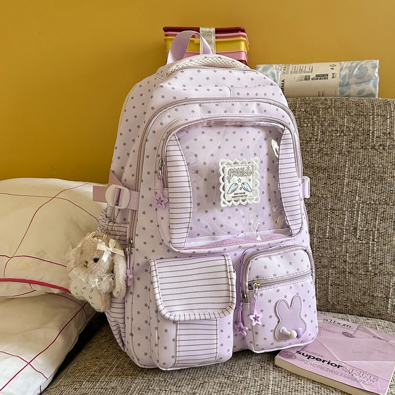 Verspielter Bunny Ohr Schulrucksack Karnz