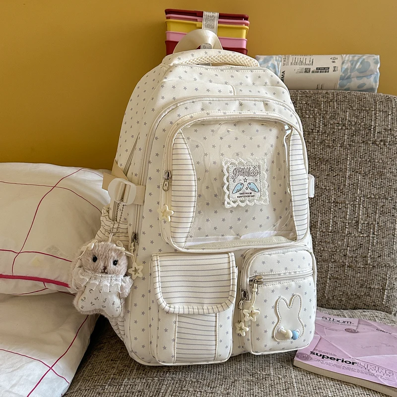 Verspielter Bunny Ohr Schulrucksack Karnz