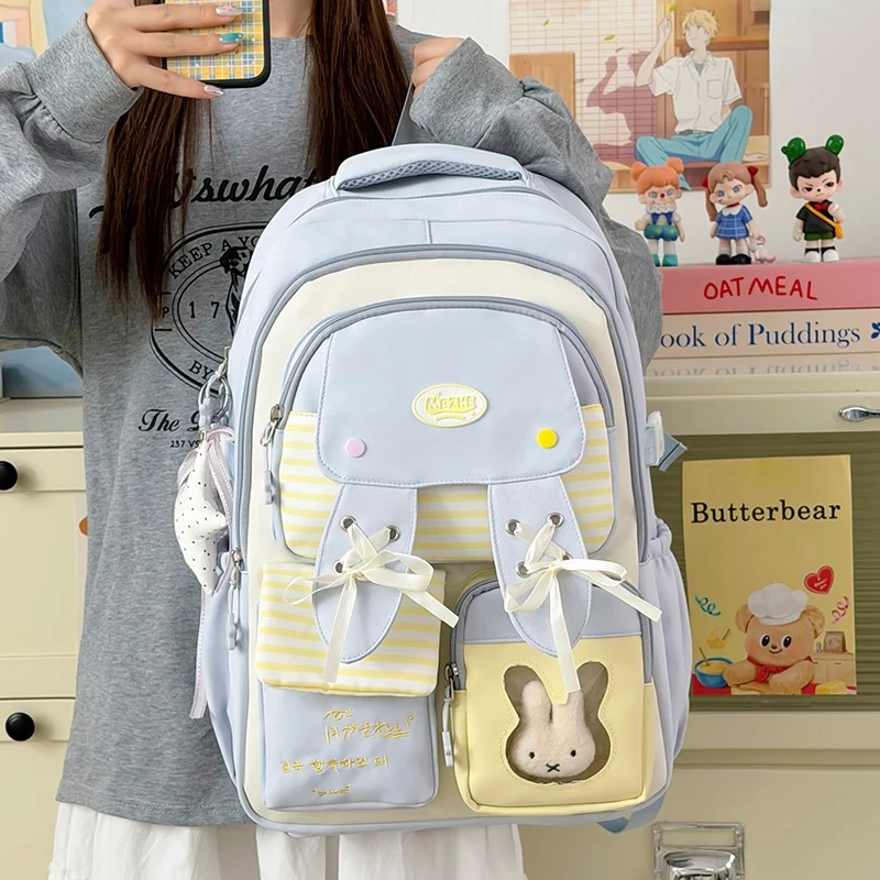 Verspielter Rucksack mit Bunny-Ohren-Print Karnz