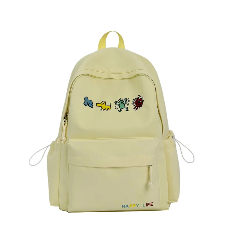 Künstlerisch Bestickter Freizeit-Rucksack Karnz