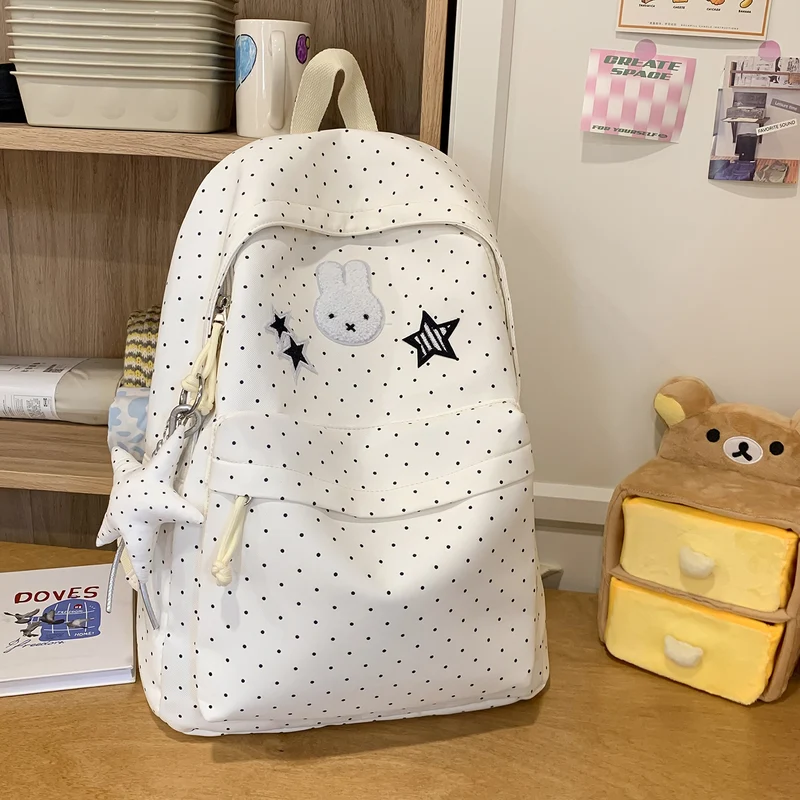 Verspielt Bunny und Sternen-Themen Rucksack Karnz