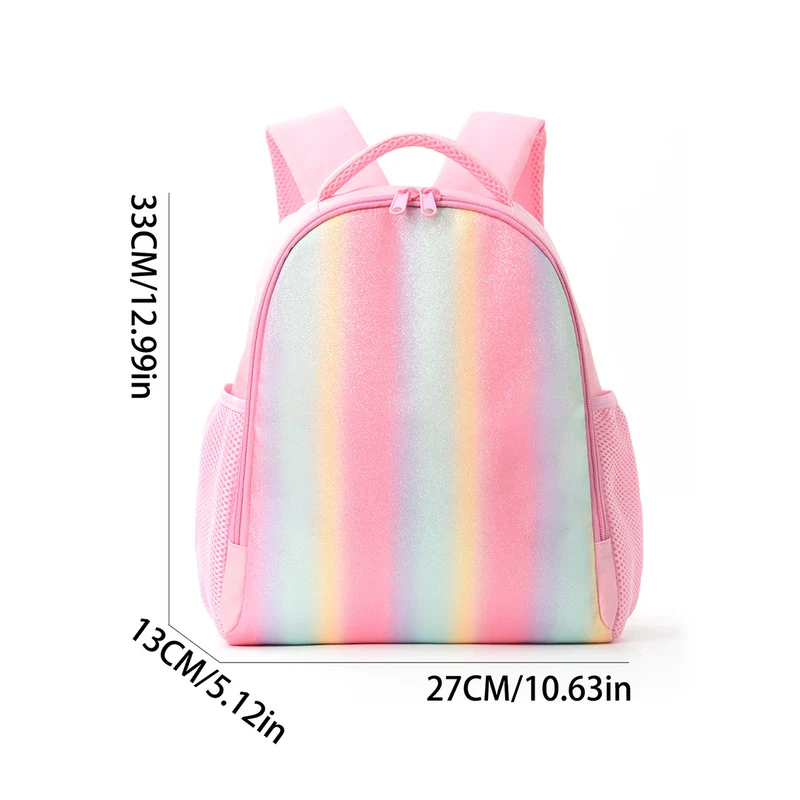 Glitzernder Rucksack mit Regenbogen-Design Skanto