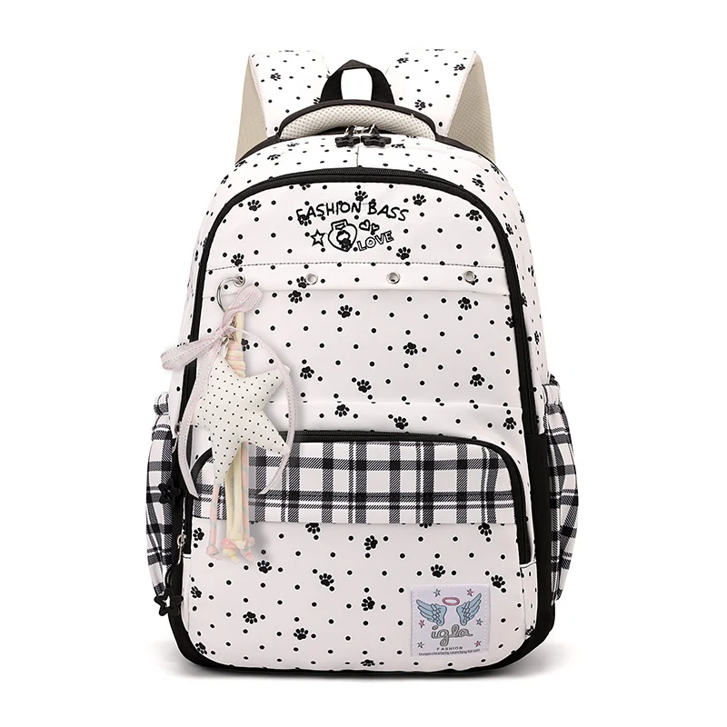 Dekorative Blumenmuster Rucksack Karnz