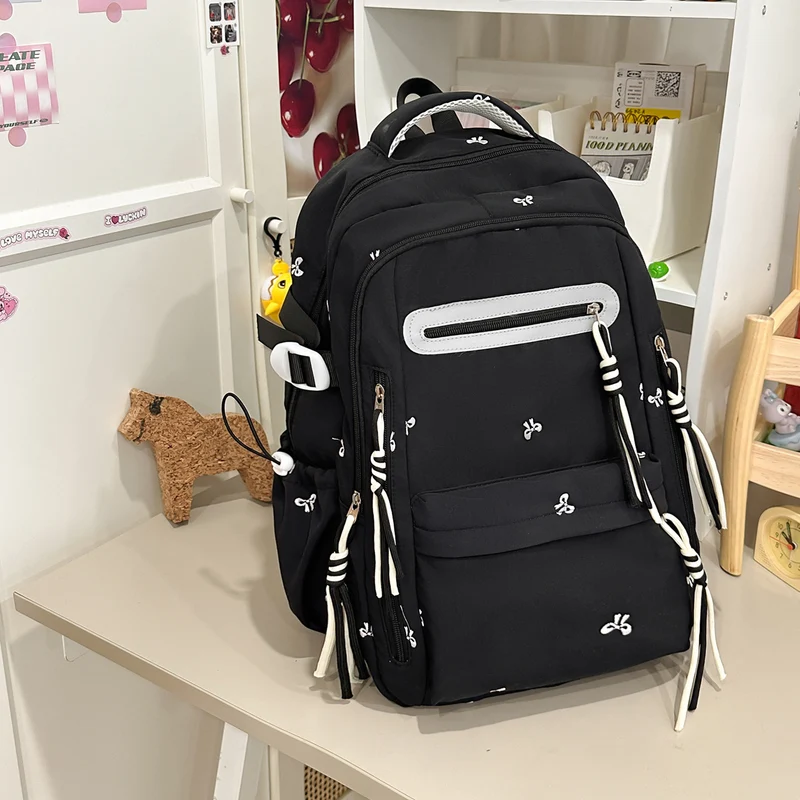 Dekorative Floral Bestickte Rucksack Karnz