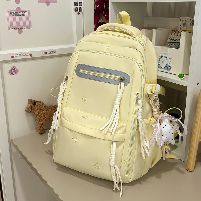 Dekorative Floral Bestickte Rucksack Karnz