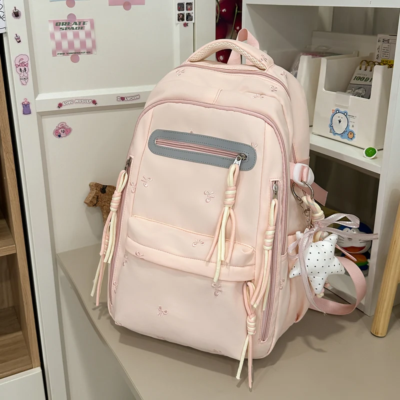Dekorative Floral Bestickte Rucksack Karnz