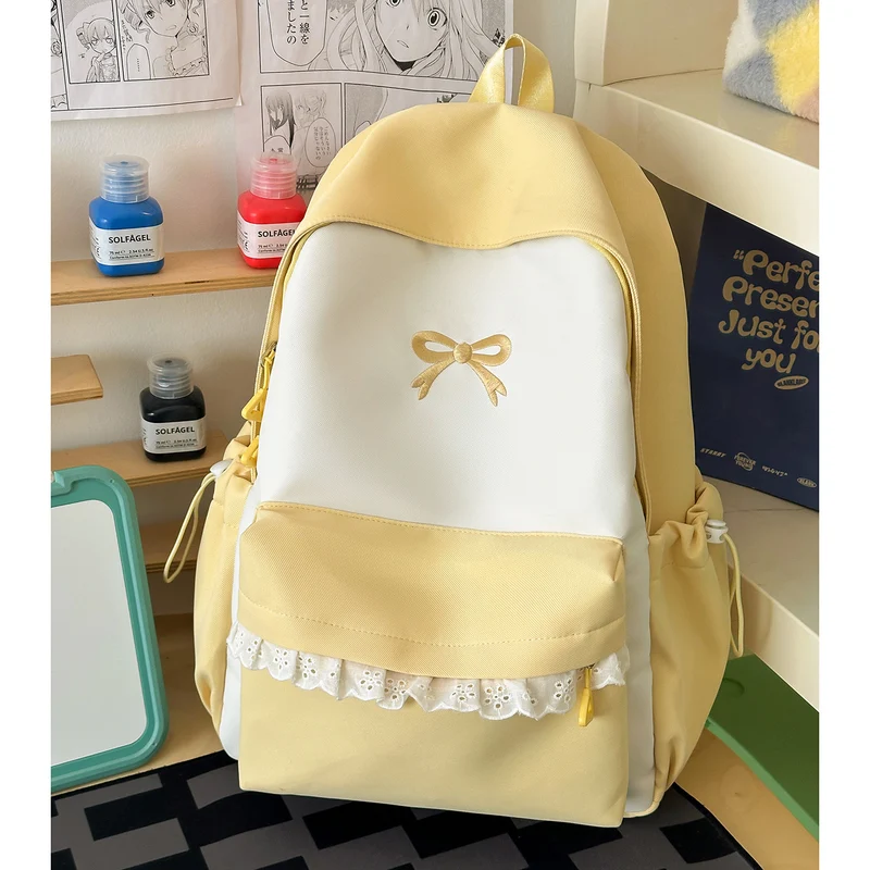 Dekorativer mit Schleife verzierter Freizeit-Rucksack Karnz