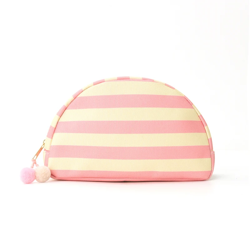 Kosmetiktasche mit auffälligem Streifenmuster Skanto