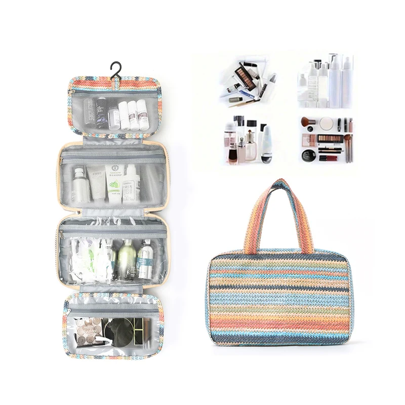 Multifunktionale Kosmetik-Organizer-Tasche mit Hängefunktion Skanto