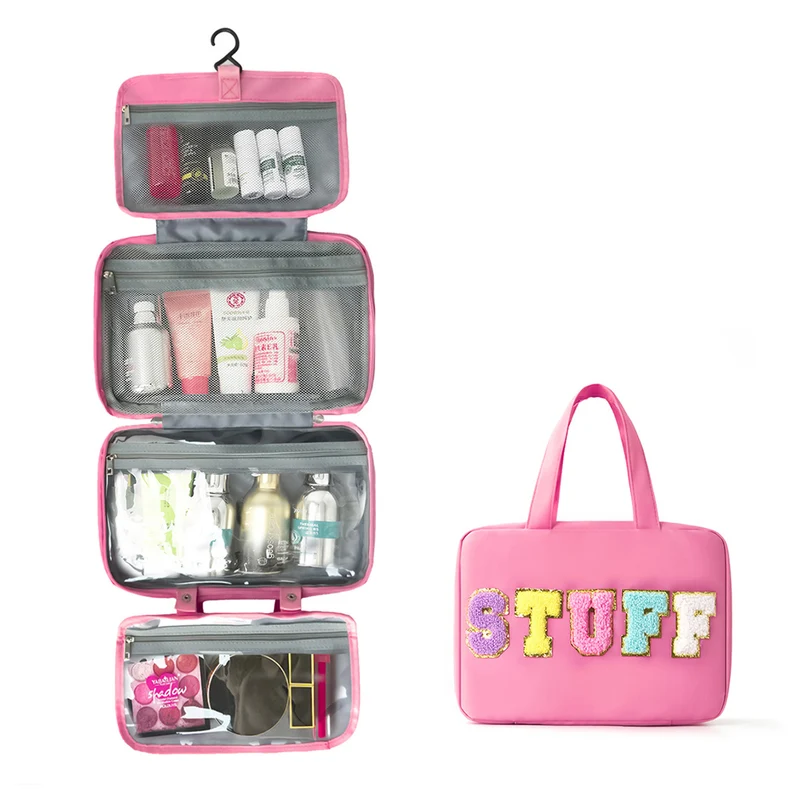 Multifunktionale Kosmetik-Organizer-Tasche mit Hängefunktion Skanto