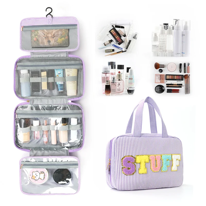 Multifunktionale Kosmetik-Organizer-Tasche mit Hängefunktion Skanto