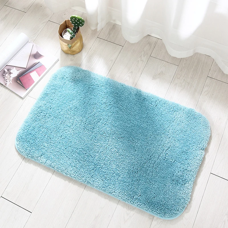 Absorbierender Plüsch-Badevorleger für das Badezimmer