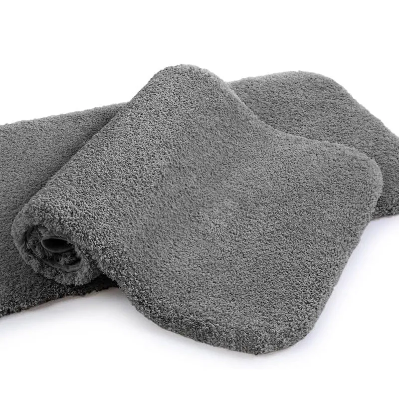 Absorbierender Plüsch-Badevorleger für das Badezimmer