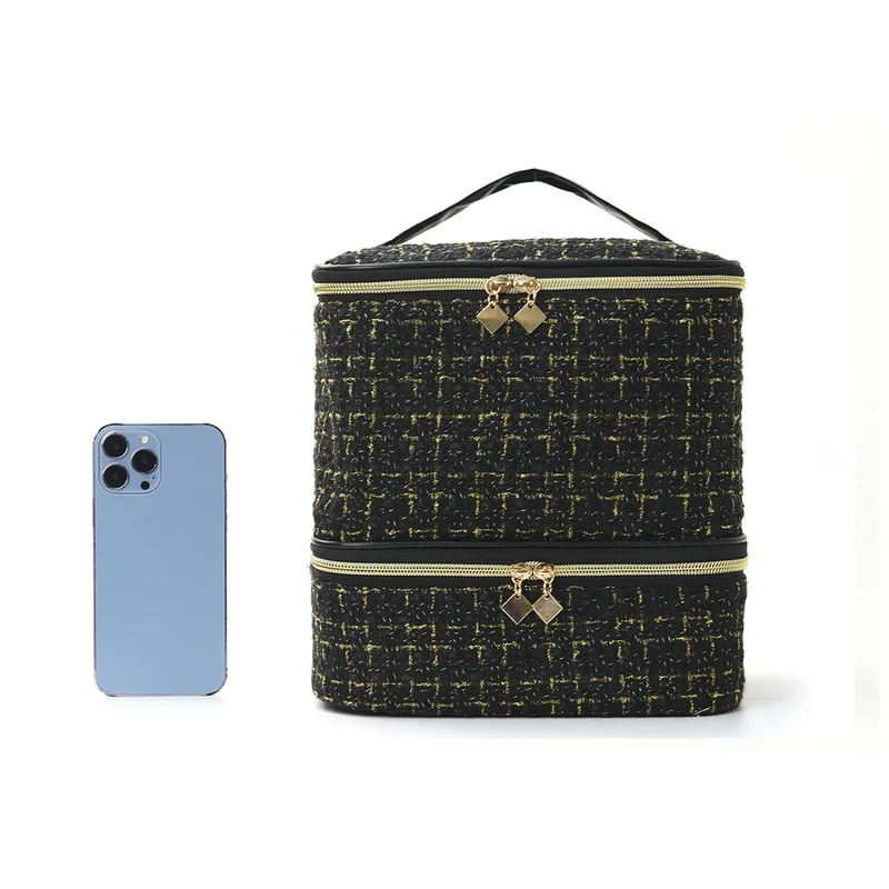Kosmetik-Organizer-Tasche aus elegantem Stoff Skanto
