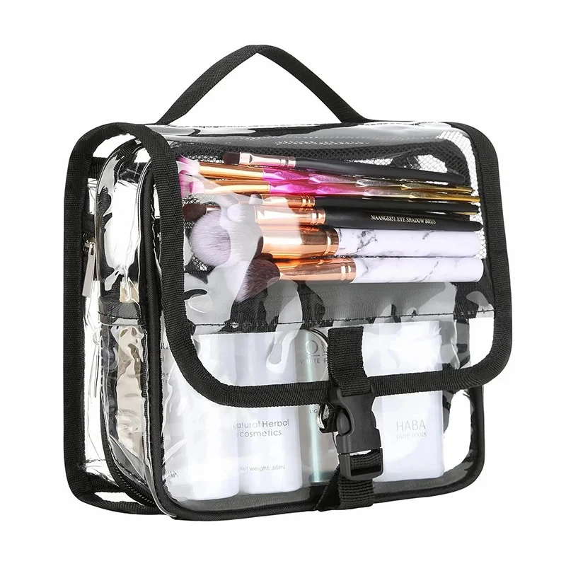 Kosmetik-Organizer mit transparentem Design und praktischem Haken Skanto