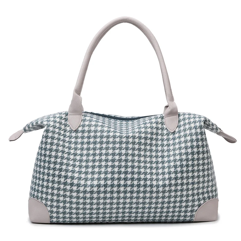 Moderne Handtasche im zeitlosen Hahnentrittmuster Skanto