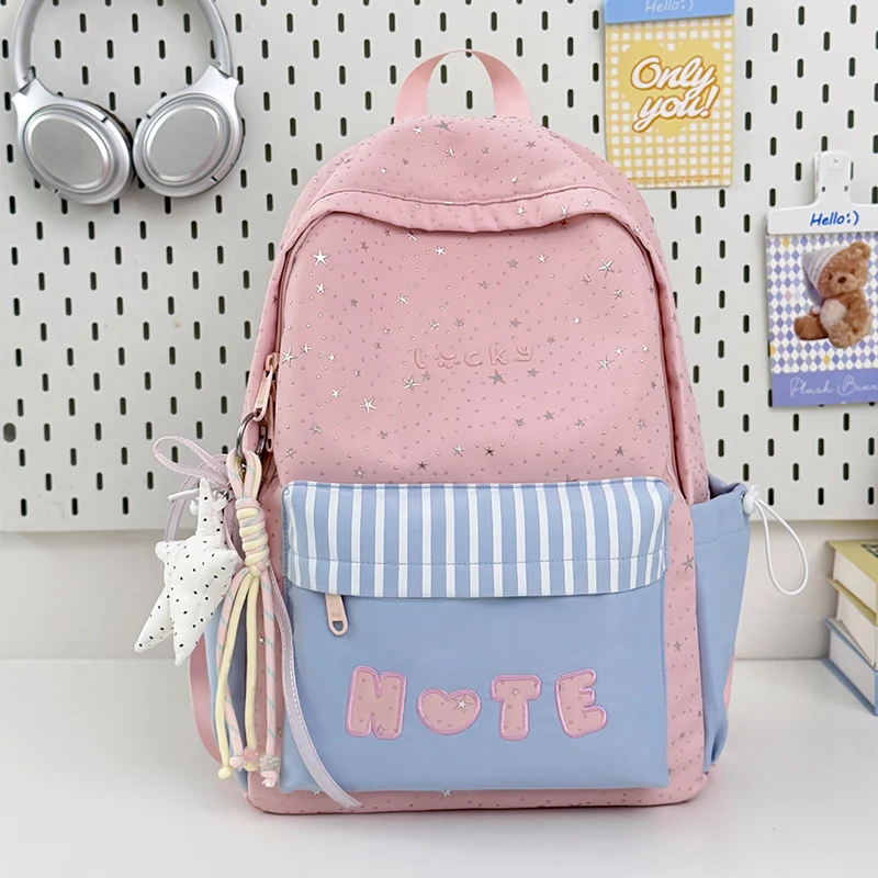 Niedlicher illustrierter Stern-beschmückter Rucksack Karnz