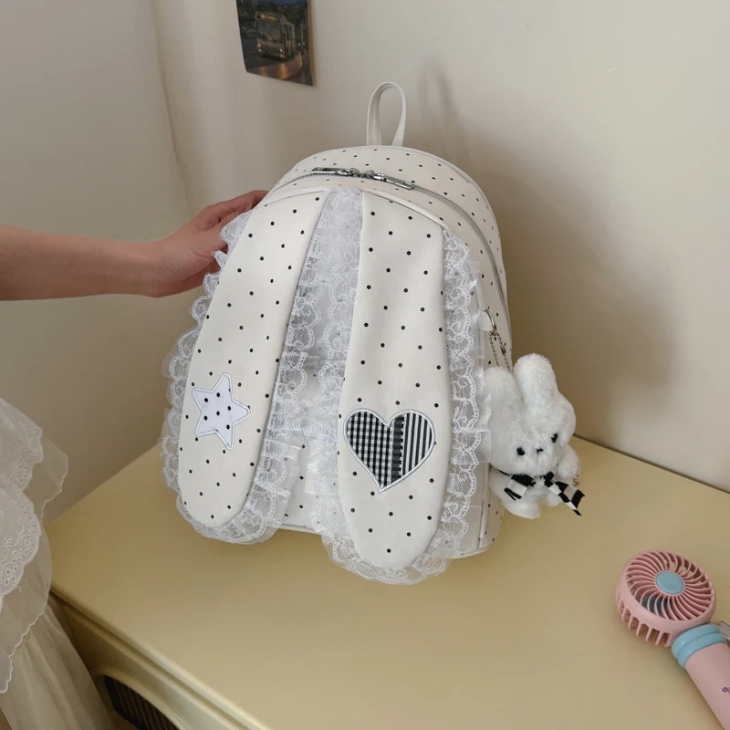 Süßer Plüsch-Rucksack mit Hasenohren Karnz