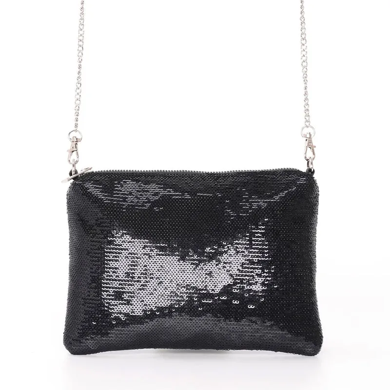 Elegante Clutch mit glitzernden Details Skanto