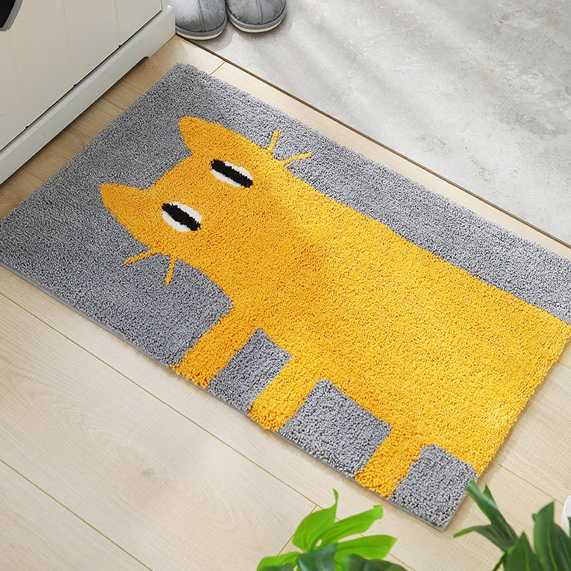 Kat-themed weiche absorbierende Türmatte für Zuhause