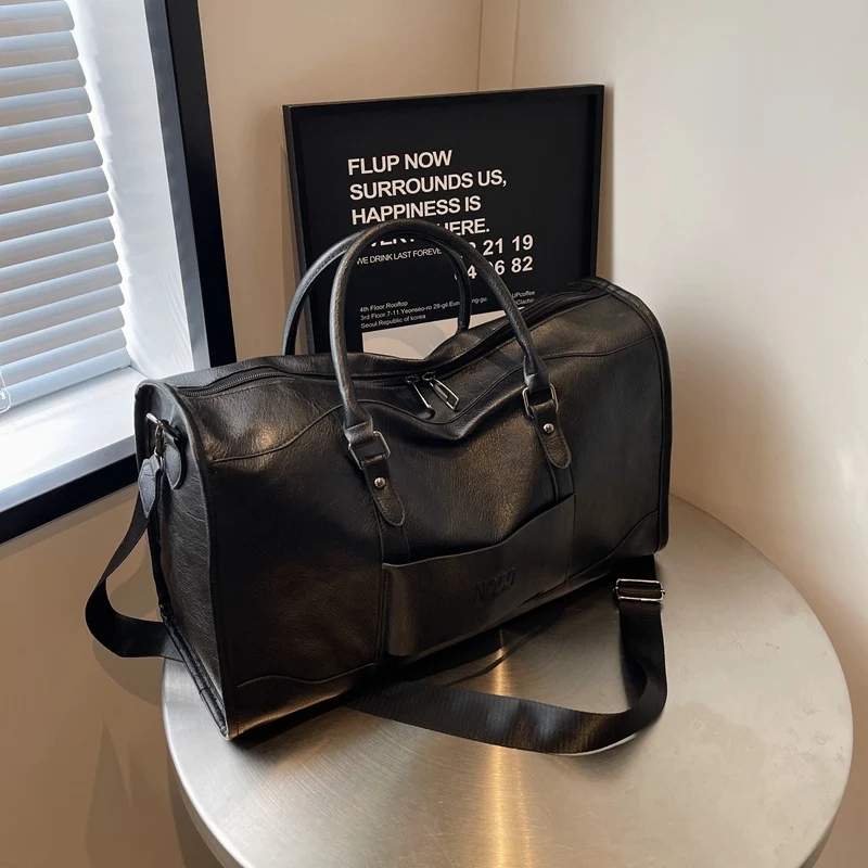 Hochwertige Leder-Reisetasche Skanto