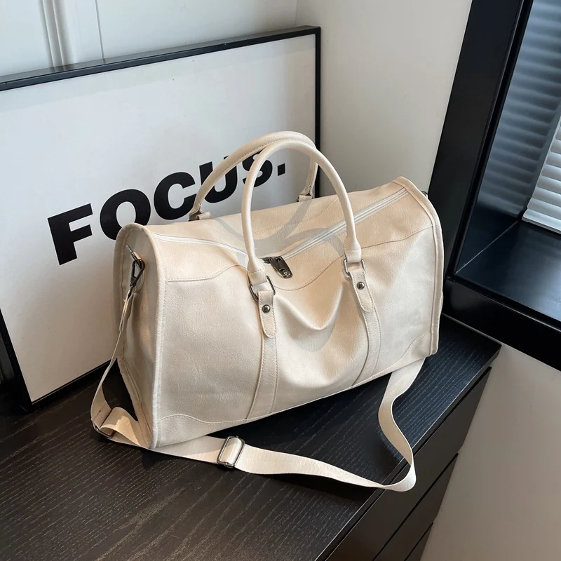 Hochwertige Leder-Reisetasche Skanto
