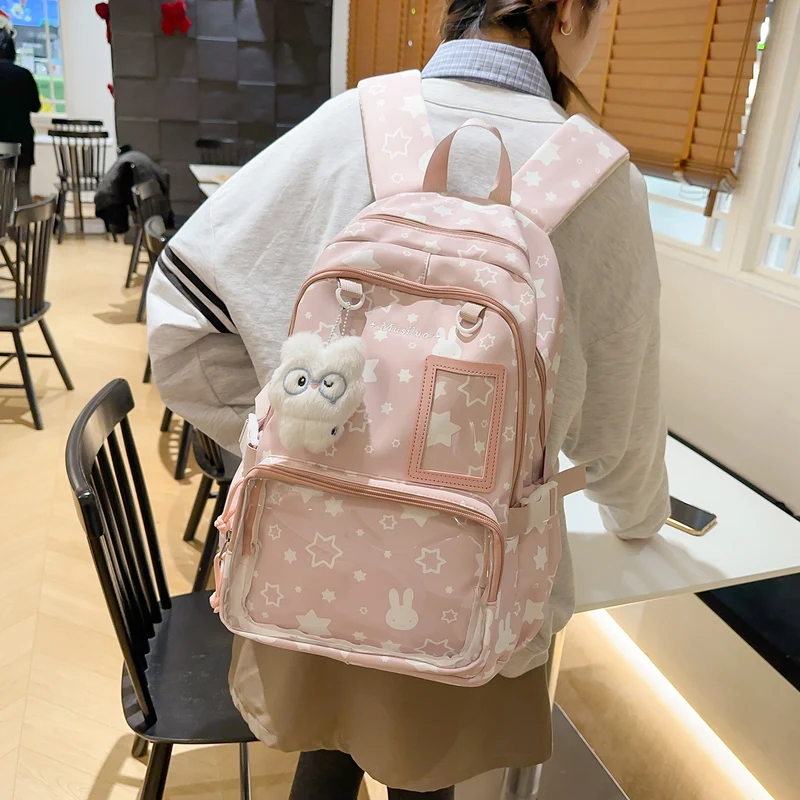 Süßer illustrierter Charakter-Rucksack Karnz 1791205084