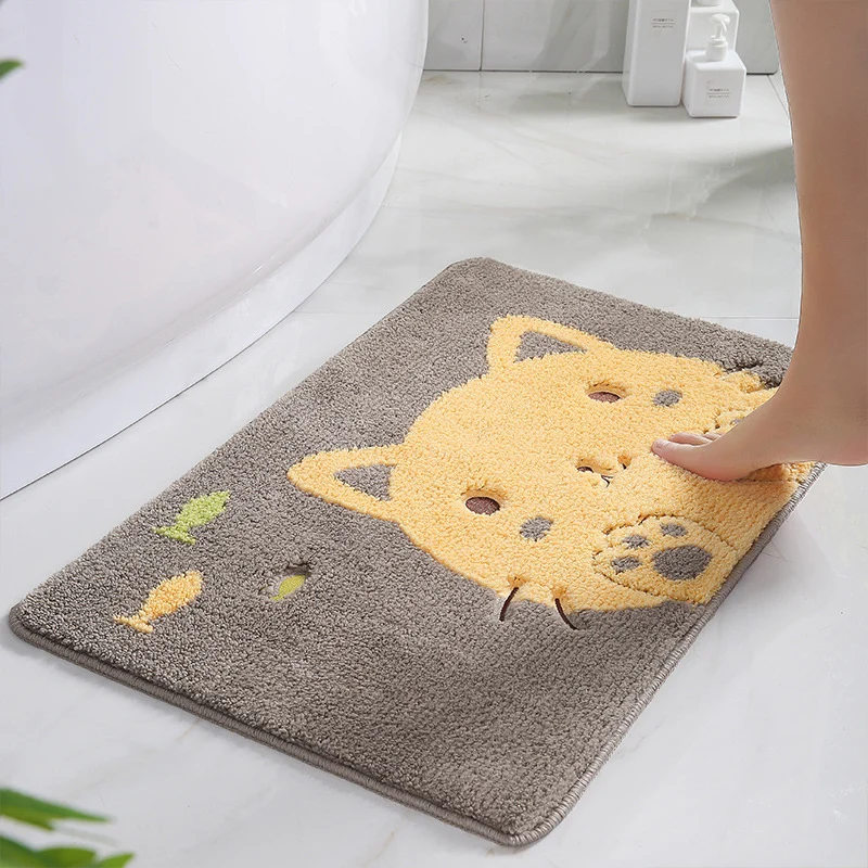 Badematte für das Badezimmer drinnen
