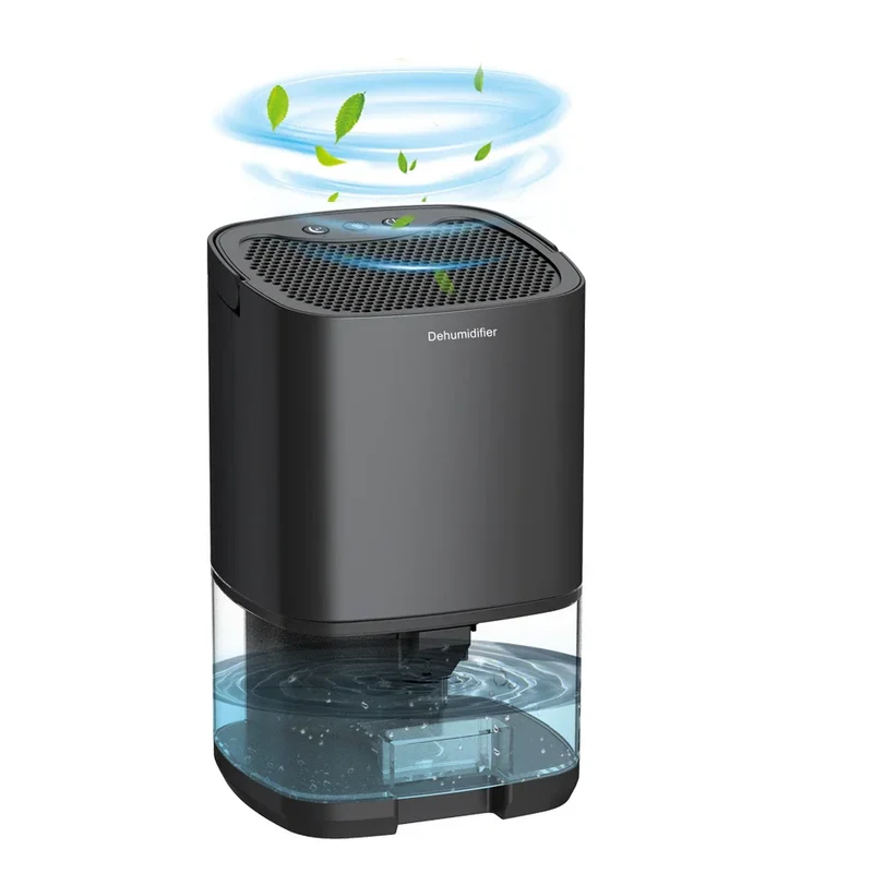 1000ml Tragbarer 2-in-1 Luftentfeuchter mit Luftfilter und Nachtlicht – Aveline