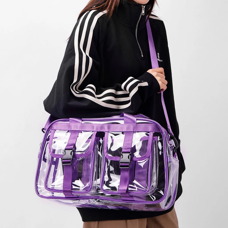Transparente Stofftasche mit mehreren Fächern Skanto