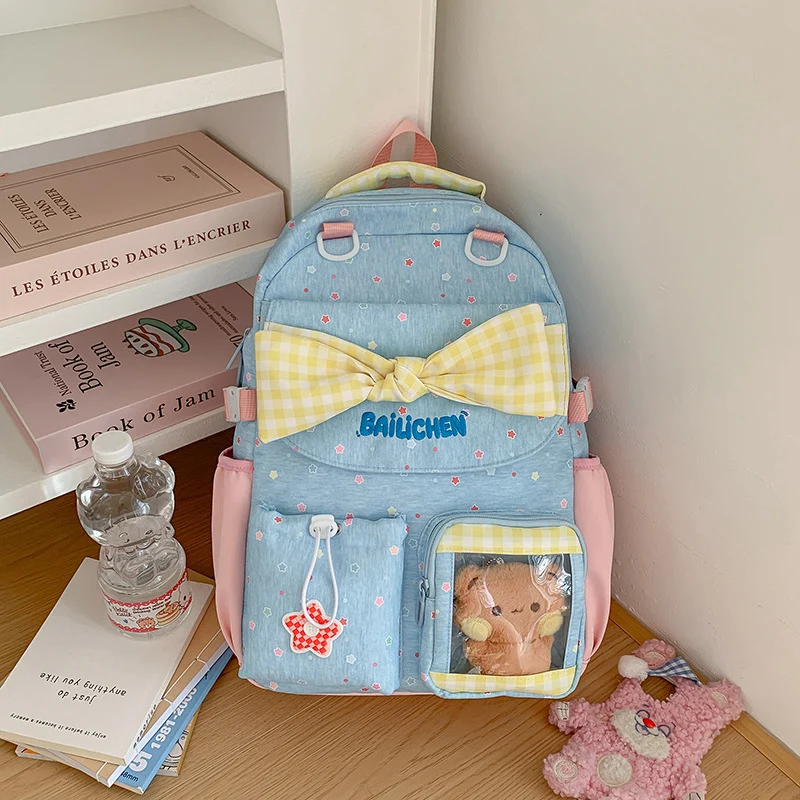 Niedlicher mit Schleife verzierten Schulrucksack Karnz