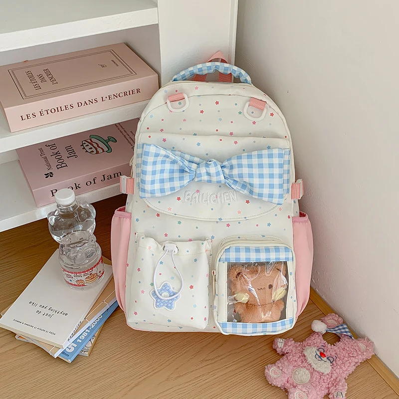 Niedlicher mit Schleife verzierten Schulrucksack Karnz