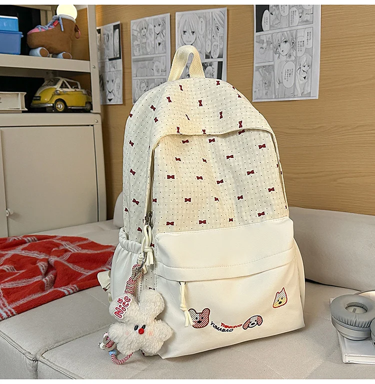 Süßer Rucksack mit Schleifenverzierung Karnz