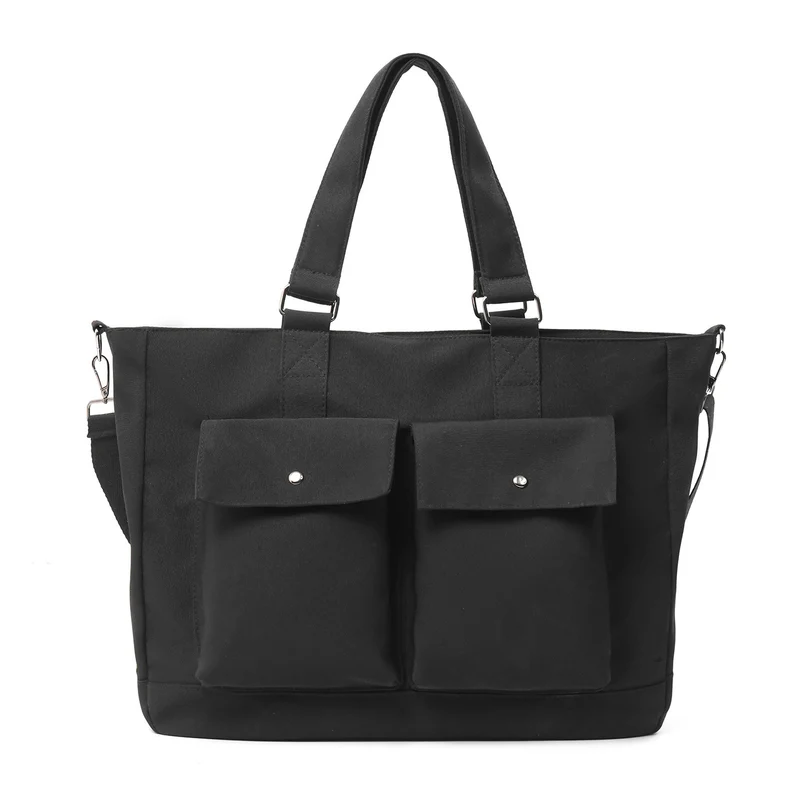 Vielseitige Stofftasche mit praktischen Außentaschen Skanto