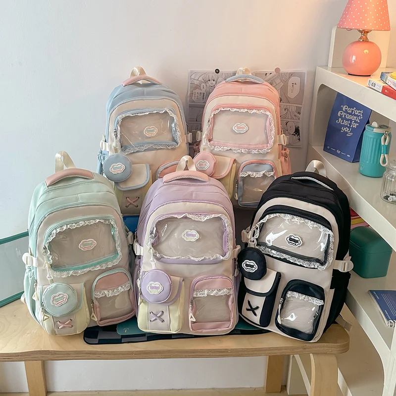 Süßer dekorativer Mehrfach-Taschen-Rucksack Karnz