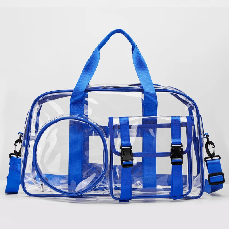 Transparente Sport- und Reisetasche mit praktischen Taschen Skanto