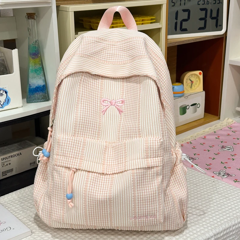 Süße karierte Schulrucksack Karnz
