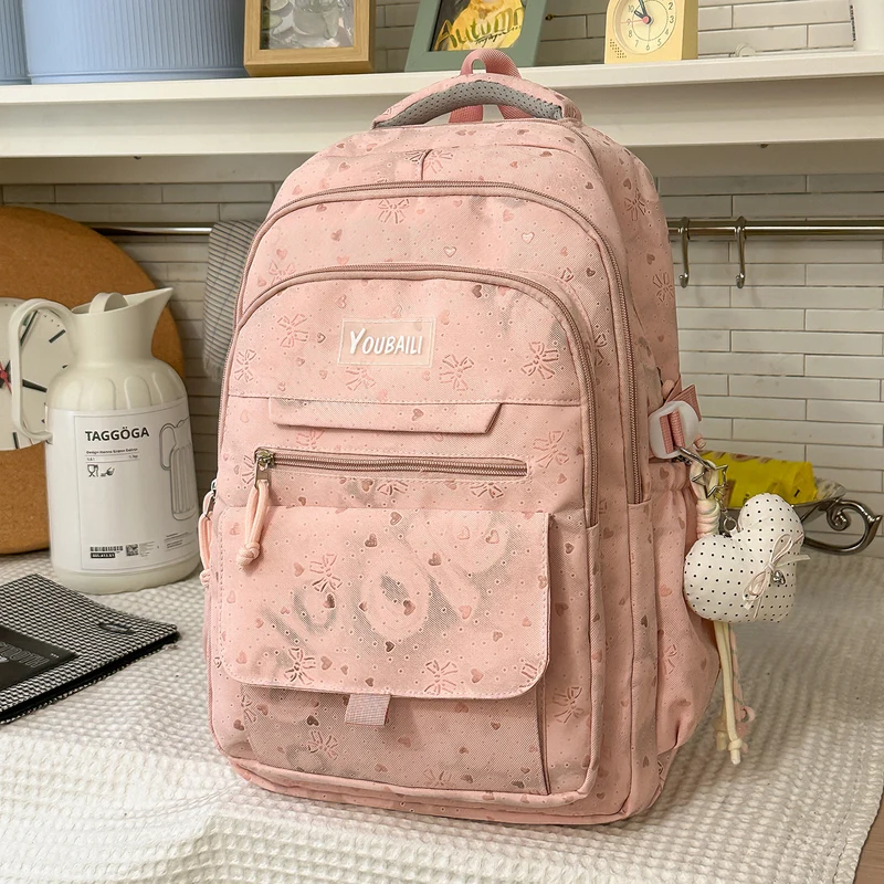 Charmanter Blumendruck Rucksack Karnz