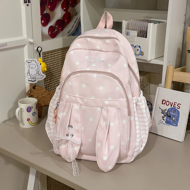 Charmante Hasenohren-Design Rucksack Karnz