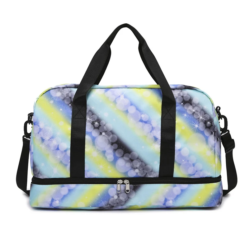 Freizeit-Reisetasche mit farbenfrohem Design und mehreren Taschen Skanto
