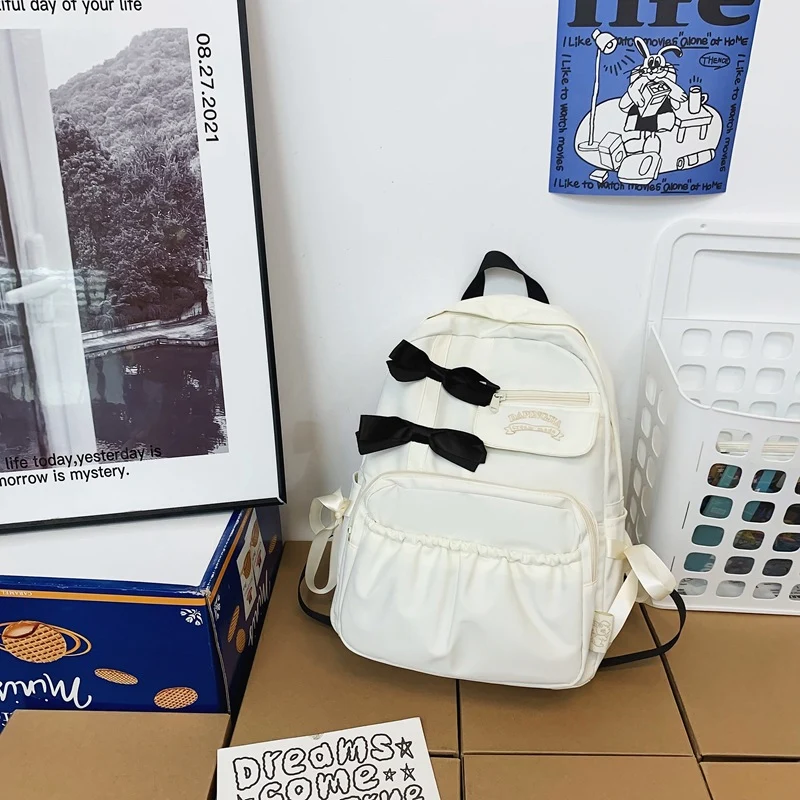 Charmantes Bogen-Applikation Freizeit-Rucksack Karnz