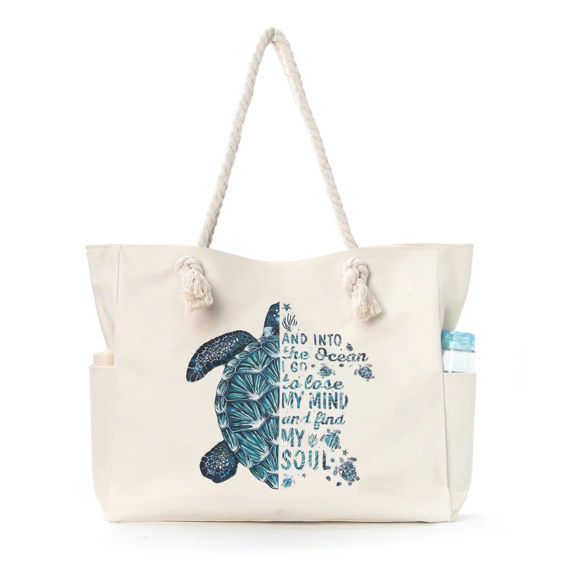 Strandtasche mit praktischen Seitentaschen und robustem Design Skanto
