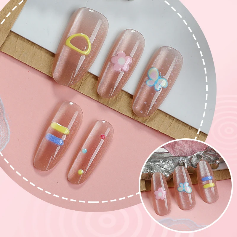 Kreatives Florales Kunst Press-On Nagel Set