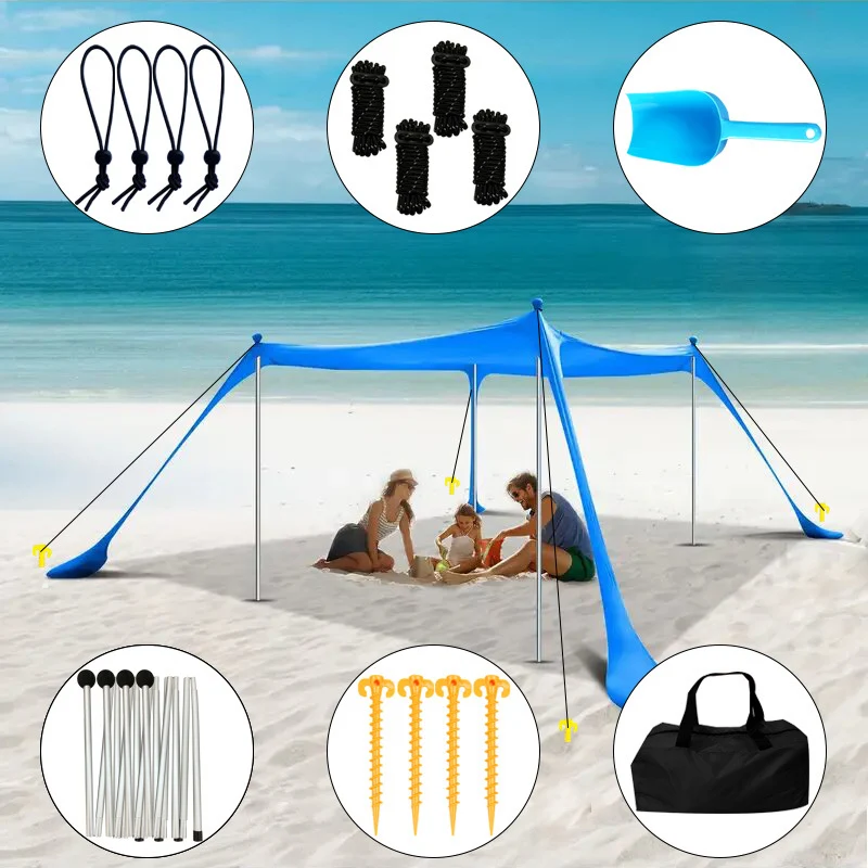 Leichte, sandabweisende Stranddecke Skanto