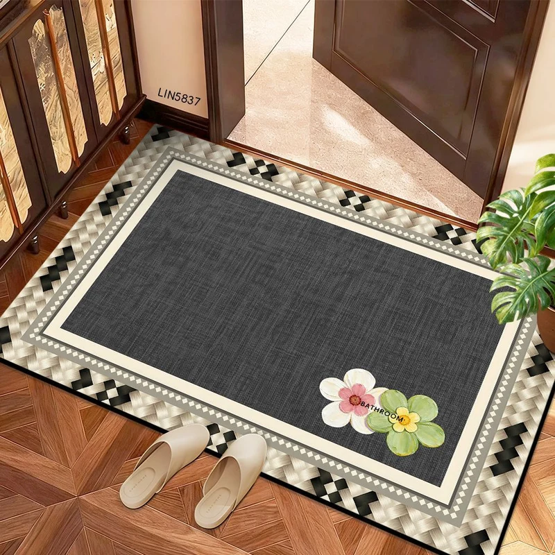 Verspielt Hund-Themen Innen Willkommensmatte